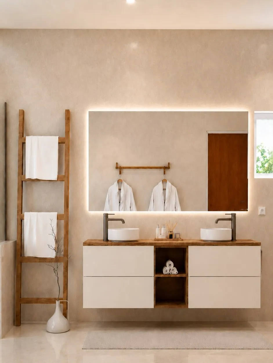 Instalações Sanitárias – detalhe de torneiras e bancada